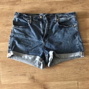 Denim shorts